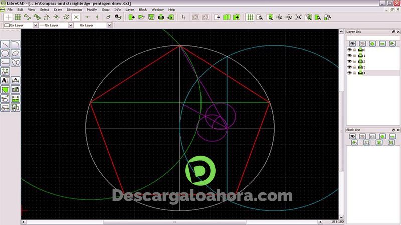 Descarga gratuita de imágenes de AutoCAD: LibreCAD